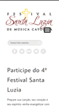 Mobile Screenshot of festival.santaluziagardenia.org.br