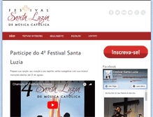 Tablet Screenshot of festival.santaluziagardenia.org.br